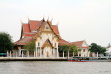 Wat Rakhangkhositraram Woramahavihan across the Chao Phraya