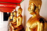 Row of Buddhas, Wat Pho, Temple of the Reclining Buddha
