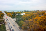 View from the Presidential Suite, Blackstone Hotel, Fall Colors, Chicago Open House 2014