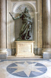 Statue inside the Santa Maria Maggiore - Phillipio IV, Rome, Italy