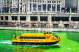 Chicago watertaxi, St. Patrick's Day, 2015