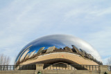 Cloud Gate, Chicago, St. Patrick's Day, 2015