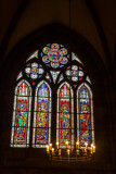 Stained Glass window, La cathedrale Notre-Dame de Strasbourg, France