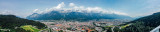 Panorama, View of Innsbruck, Bergisel Ski Jump, Austria