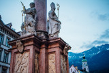 Annasaule, art, fountain, Innsbruck, Austria