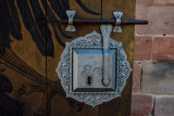 Lock, Nuremberg Castle, Nuremberg, Bavaria, Germany