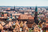 View from Nuremberg Castle, Nuremberg, Bavaria, Germany