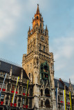 The New Town Hall, Glockenspeil, Marienplatz, Munich, Bavaria, Germany