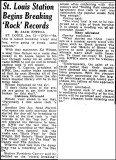 rock and roll records to be smashed at radio station 1958 january 13
