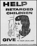 retarded children 1958 january 13
