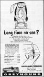 greyhound bus ad with indian 1957 january 15.jpg