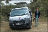 Martin with our first safarivan