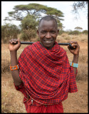 Masai man - Amboseli