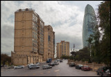 Baku Flame tower - built by the time of the Eusovison song contest
