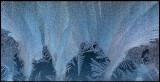 Ice-eruption on a window