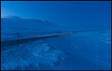 Saltfjellet at dusk - minus 20 degrees Celcius