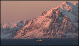 Fishing boat outside Henningsvaer