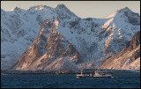 Fishing boat outside Henningsvaer