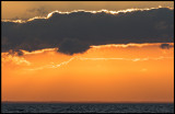 Sunset over Blekinge seen from land