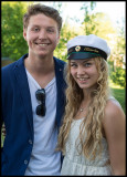 Martin congratulating Jennie Ellström