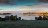 First cold autumn morning at Tolgsjn