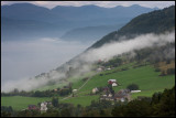 Morning fog at Utvik by Innfjord