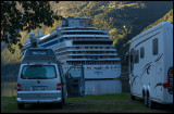 My little VW-camper at Geiranger fjord