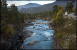 Curling along Rauma river with our camper