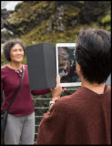 iPad Photo on Flåm railroad