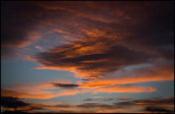 Evening sky over Dovrefjell  - Norway