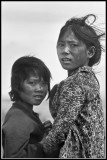 Montagnard Girls Near Pleiku, c. 1971