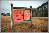 Mount Calvary Baptist Church Sign, Brantley Co, Ga