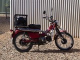 Old postie bike behind the Bridsville pub