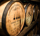 Barrels of bourbon 
