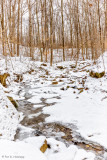 Flowing through snow
