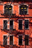 Red brick and shadows