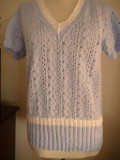 #226 Light blue cotton sweater