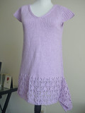 #230 Lilac cotton tunic
