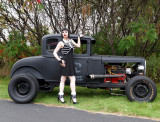 Heres KATastrophe With A Cool Old Ride...
