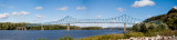 Savannah Illinois Bridge Panorama