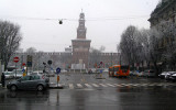 From Largo Cairoli looking at the Castello Sforzesco .. 4310