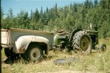 Bills tractor - seeding meadow
