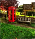 Red Phone Box and Bench