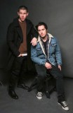 Actors Nick Jonas (L) and Ben Schnetzer