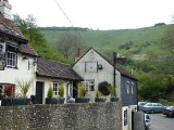 shepherd and dog pub, right below the south downs