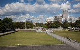 The area that was flattened has now been turned into a large park