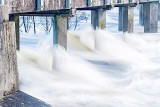 Military Bridge - River Shannon in Flood