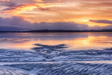 Winter Sunset on Mudflats