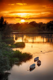 Three Boat Sunset