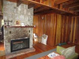 Quetzal House fireplace